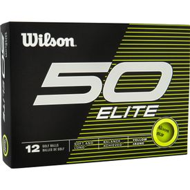 Fifty Elite Yellow Golf Balls
