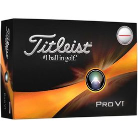 Prior Generation Pro V1 Performance Alignment Golf Balls - Red Ink
