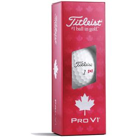 Pro V1 Canada Flag Golf Balls