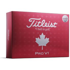 Pro V1 Canada Flag Golf Balls