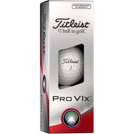 Prior Generation Pro V1x Performance Alignment Golf Balls - Black Ink