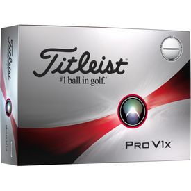 Prior Generation Pro V1x Performance Alignment Golf Balls - Black Ink