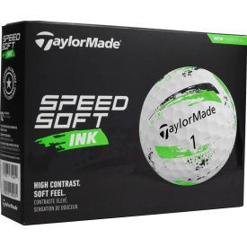 SpeedSoft Ink Green Golf Balls - Double Dozen