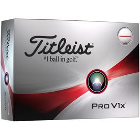 Prior Generation Pro V1x Performance Alignment Golf Balls - Red Ink