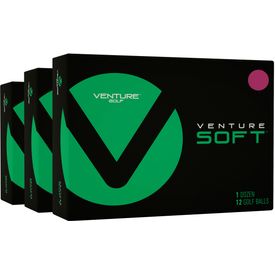 Soft Matte Pink Golf Balls - Buy 2 DZ Get 1 DZ Free