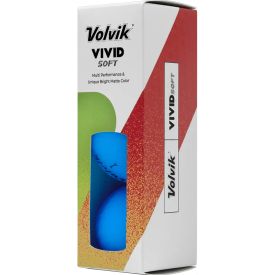 Vivid Soft Matte Blue Golf Balls - 2025 Model