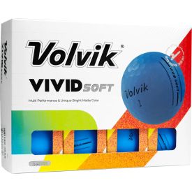 Vivid Soft Matte Blue Golf Balls - 2025 Model