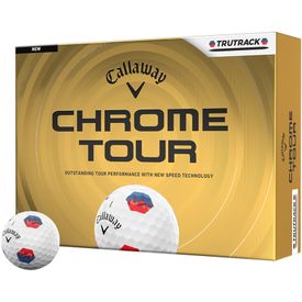 Chrome Tour TruTrack Golf Balls - Buy 3 DZ Get 1 DZ Free - 2026 Model