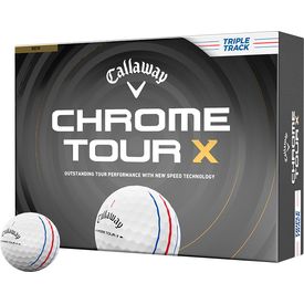 Chrome Tour X Triple Track Golf Balls - Buy 3 DZ Get 1 DZ Free - 2026 Model