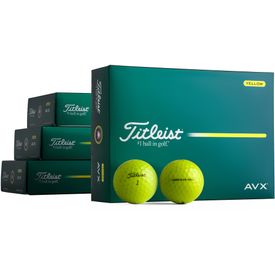 AVX Yellow Golf Balls - Buy 3 DZ Get 1 DZ Free - 2026 Model