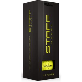 Staff Model Yellow Golf Balls - 2026 Model