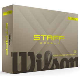 Staff Model X Yellow Golf Balls - 2026 Model