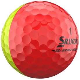 Q-Star Tour Divide 3 Yellow/Red Golf Balls - 2026 Model