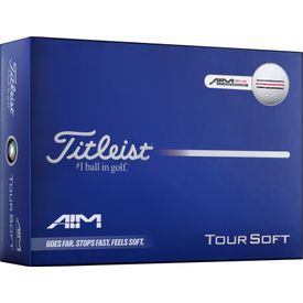 Tour Soft AIM Red Golf Balls - 2026 Model