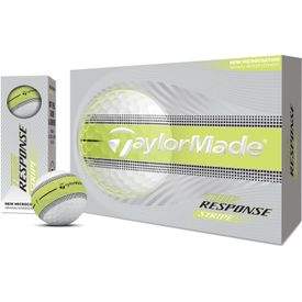 Tour Response Stripe Neon Yellow Golf Balls - 2026 Model