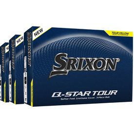 Q-Star Tour 6 Yellow Golf Balls - Buy 2 DZ Get 1 DZ Free