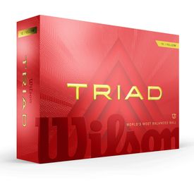 Triad Yellow Golf Balls - Double Dozen