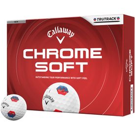 Chrome Soft TruTrack Golf Balls - Double Dozen