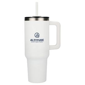 Pinnacle 40 oz Vacuum Insulated Travel Tumbler With Straw