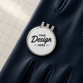 Dimpled Hat Clip with Personalized Ball Marker