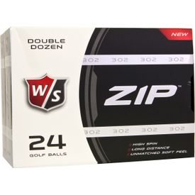 White ZIP Double Dozen Golf Balls