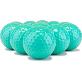 Aqua Colored Golf Balls