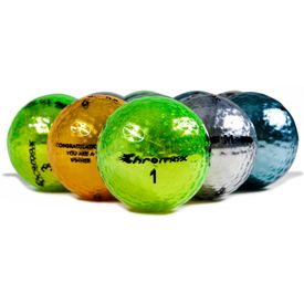 Metallic Mixed Colors Logo Overrun Golf Balls