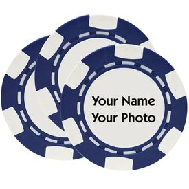 Personalized Poker Chips - 3 Pack