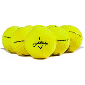 Superhot 70 Yellow Golf Balls