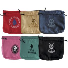 Micro Suede Embroidered Pouches