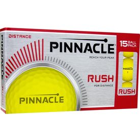 Rush Yellow Golf Balls - 15-Ball Pack