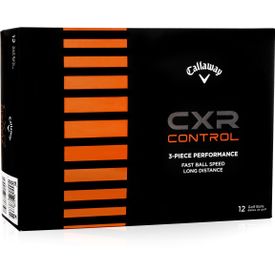 White CXR Control Golf Balls