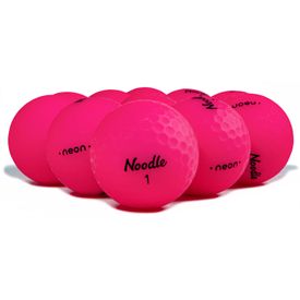 Noodle Neon Matte Pink Golf Balls