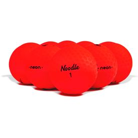 Noodle Neon Matte Red Golf Balls