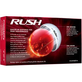 White Rush Golf Balls - 15 Pack