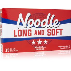 Noodle Long and Soft Golf Balls - 15 Pack - 2022 Model