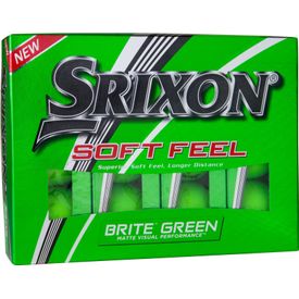 Soft Feel Brite Green Golf Ball