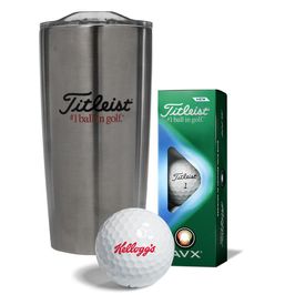 Travel Tumbler with 3-Ball Sleeve