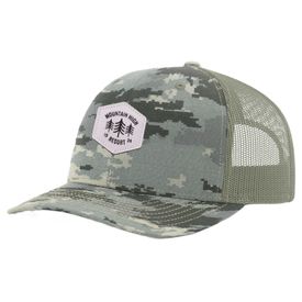 R112 Trucker Camo Snapback Hat