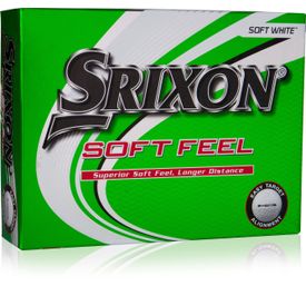 White Soft Feel 12 Golf Balls