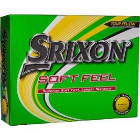 Soft Feel Yellow 12 Golf Balls