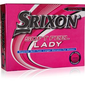 Soft Feel Lady Pink 7 Play Yellow Golf Balls