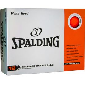 Pure Spin Neon Orange Golf Balls