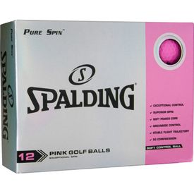Pure Spin Pink Golf Balls