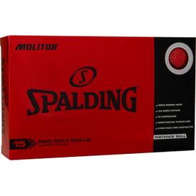 Molitor Red Golf Balls - 15 Pack
