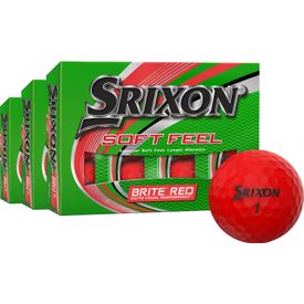Soft Feel 2 Brite Red Golf Balls - Buy 2 Get 1 Free