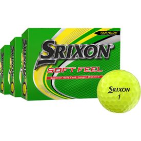 Soft Feel Yellow 12 Golf Balls - Buy 2 Get 1 Free