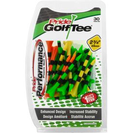Performance 2 3/4 Inch Striped Tees - 30 Count