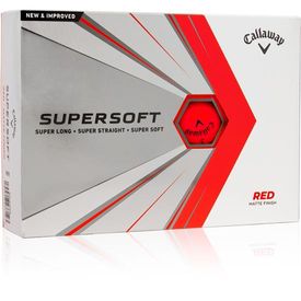 2021 Supersoft Red Golf Balls