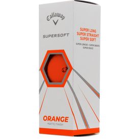 2021 Supersoft Orange Golf Balls